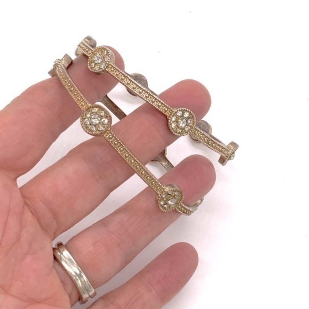 sparkly‎ metal boho bracelets set of 2 glitchy glam